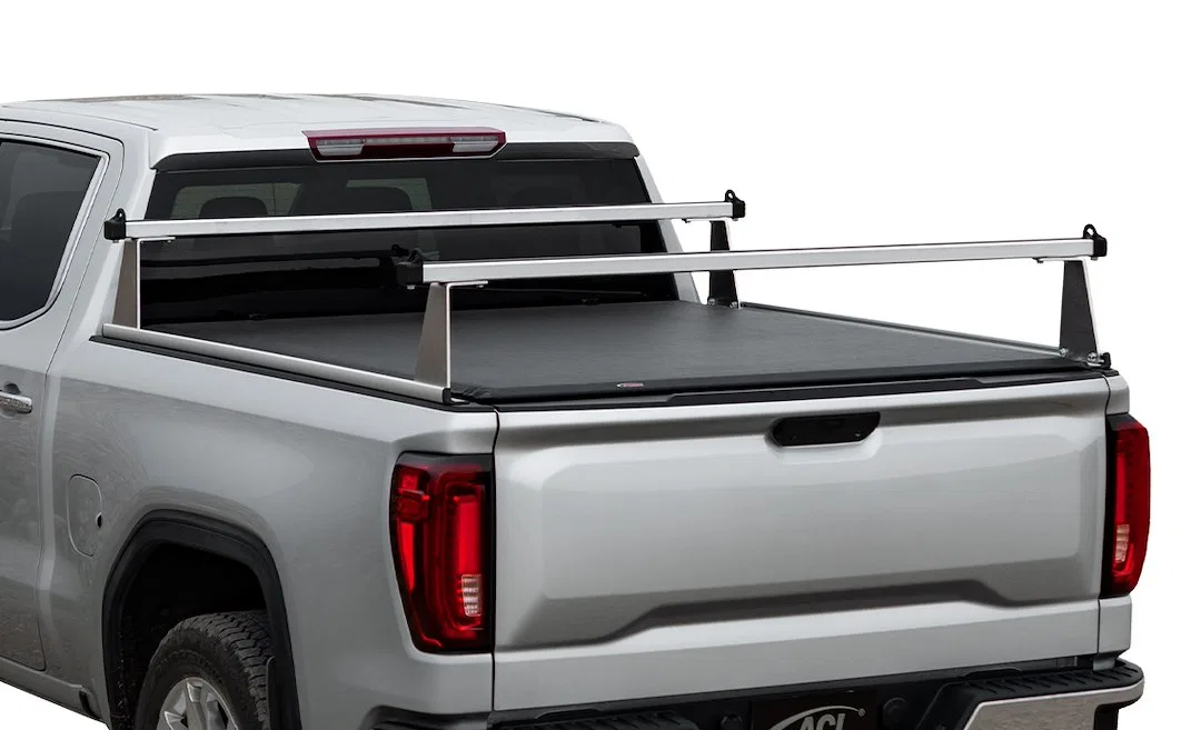 F4010082 – ACCESS Ladder Rack, 500 Pound Capacity Stake Pocket Mount Direct-Fit 12 Inch Height Matte Black Aluminum